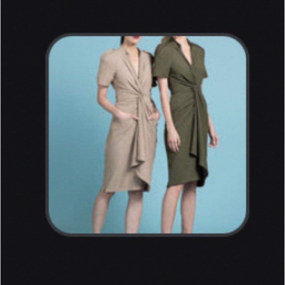 Byron Lars Zip Twist Front Dress in Saddle Size 12